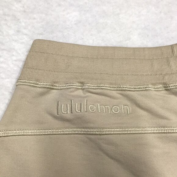 LULULEMON Jogger Pants Men M (32x26) Light Camel Tan AT EASE Cuffed Non Drawstr - Picture 6 of 12
